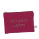 Trousse petits papiers personnalisable