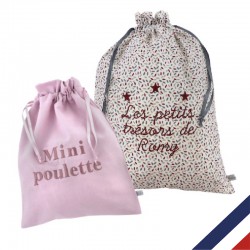 SAC PETIT LINGE PERSONNALISABLE