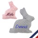 Coussin lapin personnalisable