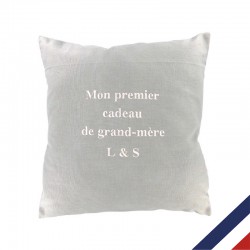 COUSSIN 40*40 SIGNATURE PERSONNALISABLE