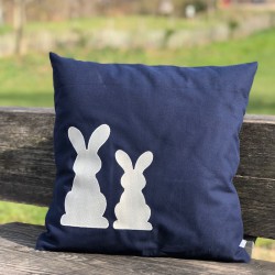 COUSSIN PETITS LAPINS PERSONNALISABLE