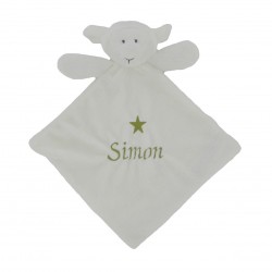 DOUDOU MOUTON PERSONNALISABLE