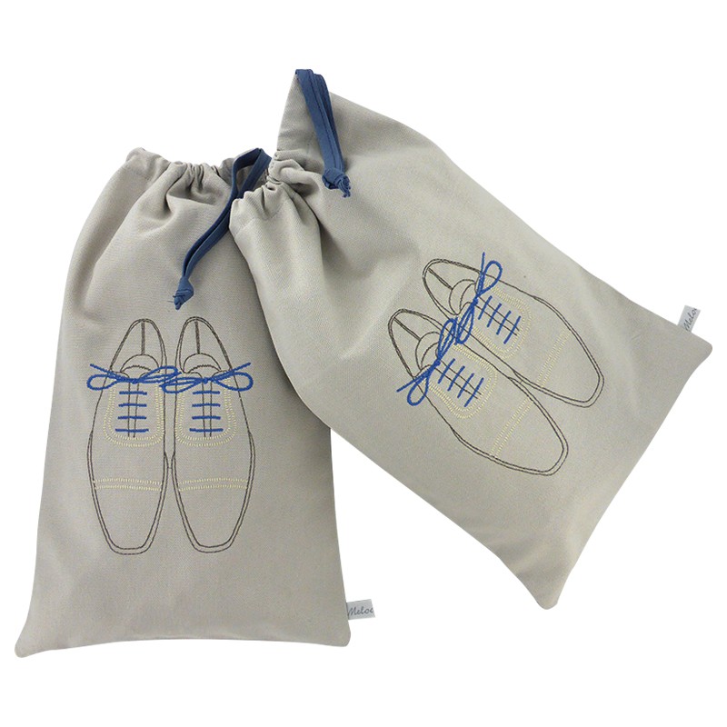 Melocotone Housses a chaussures avec sa broderie de souliers personnalisable