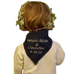 FOULARD POUR ENFANT D'HONNEUR PERSONNALISABLE