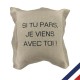 Coussin déco personnalisable made in france