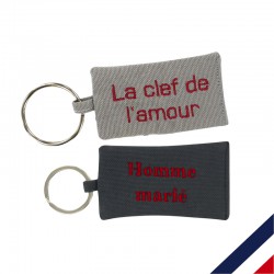 PORTE-CLÉS ÉTIQUETTE PERSONNALISABLE