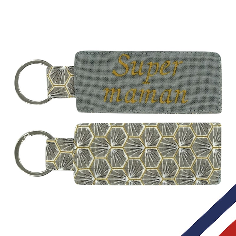 Porte-clés chat en tissu, bijou de sac, porte-clés tissu, coussinet -   France