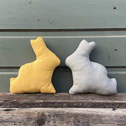 Coussin lapin personnalisable