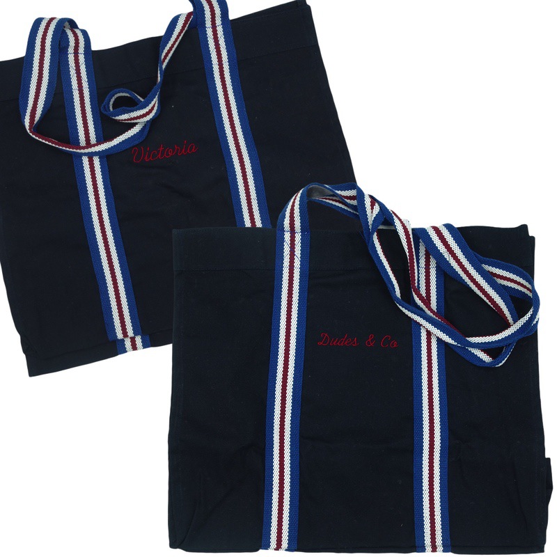 Melocotone Sac shopping en coton bio personnalisable