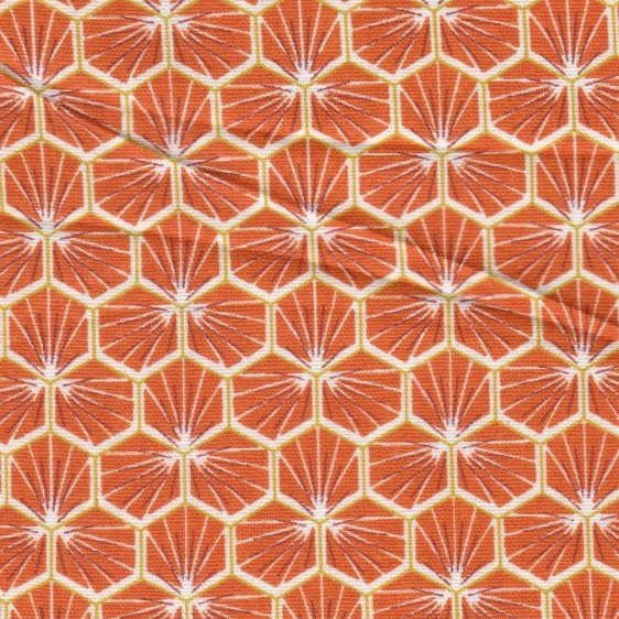 Hexagone orange